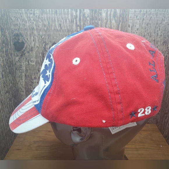 Disney Parks Mickey Mouse Patriotic Hat Cap Red White Blue Youth Snapback 54-57 - Picture 5 of 9